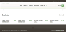 Tablet Screenshot of naturalprecepts.com